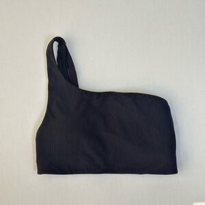 Lulu nulu asymmetrical one shoulder bra top